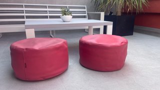 Mesa puf exterior náutico