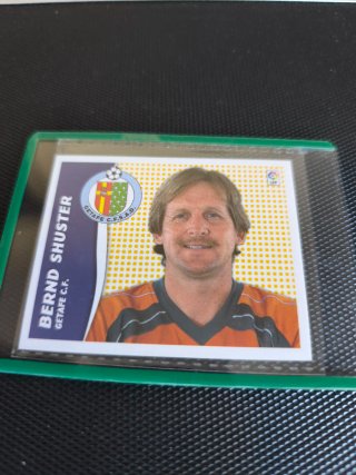 Cromo schuster, error de impresión. Liga 06-07.