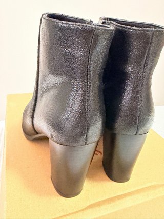 Botines MyBottega negros brillo tacón 39