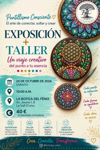 Mandala Puntillismo Decorativo