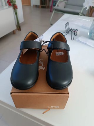 Zapatos escolares niña unit negros Talla 33