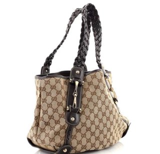 Bolso Gucci Pelham Lona GC Asas Trenzadas