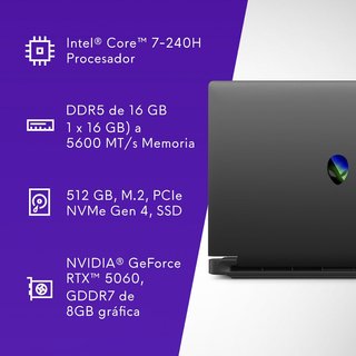 Alienware 15 RTX 5060 Intel Core i7 Precintado