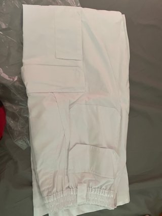 Pantalón Blanco Tipo Cargo