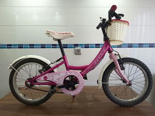 Bicicleta Infantil 16 Niña BPRO Rosa
