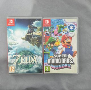 Zelda Tears of the Kingdom e Super Mario Wonder