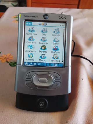 PDA Palm Tungsten T3. Funcionando