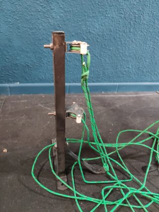 Tendedero de pared con poleas