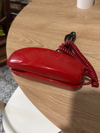 Teléfono Vintage Años 70 Rojo