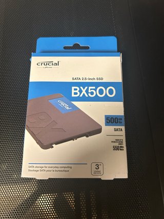 Disco SSD Crucial BX500 500GB SATA NUEVO,SIN ABRIR
