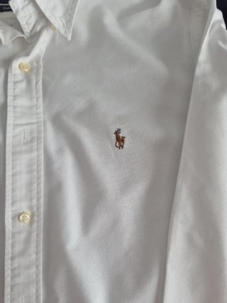 Camisa Polo Ralph Lauren Blanca Talla L