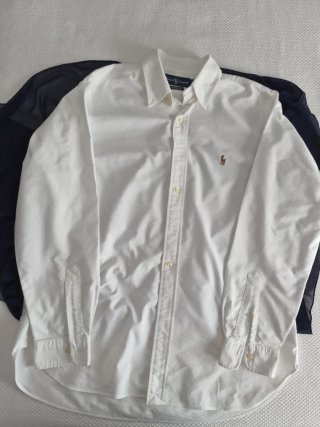 Camisa Polo Ralph Lauren Blanca Talla L