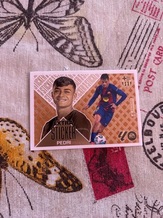 Cromo Extra Sticker Pedri (Oro)