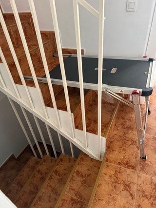 Plataforma de trabajo para escaleras