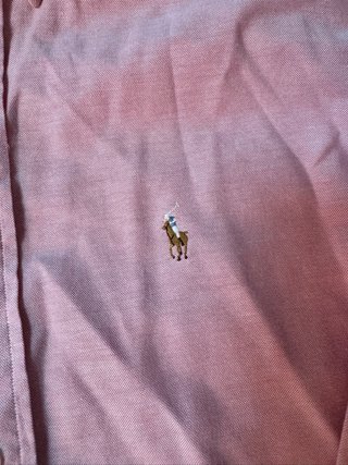 Camisa Polo Ralph Lauren Rosa Talla S