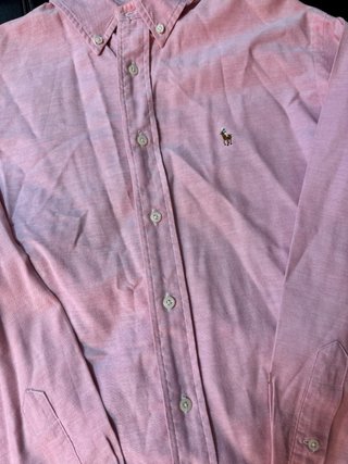 Camisa Polo Ralph Lauren Rosa Talla S
