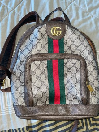 Mochila Gucci Marrón Multicolor