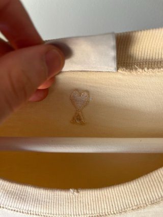Camiseta Ami Paris Amarilla