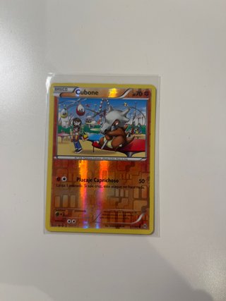 Pokemon Cubone 77/162 Carta Holo