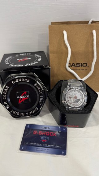 Casio G-Shock Reloj Digital Transparente