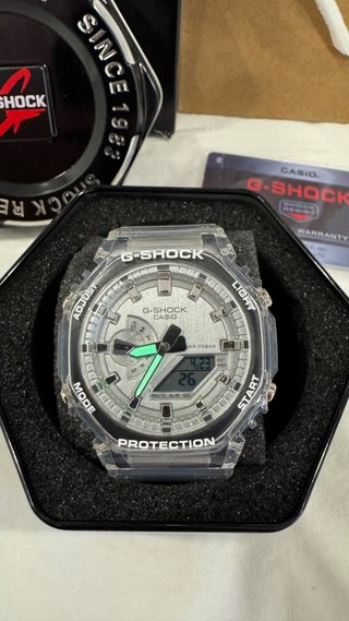 Casio G-Shock Reloj Digital Transparente