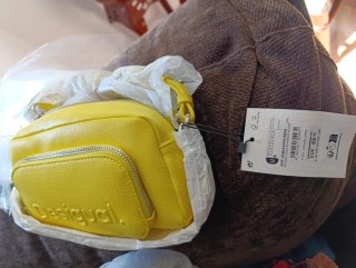 Bolso Bandolera Amarillo Desigual