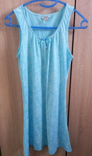 Camisón Azul Estampado Talla S