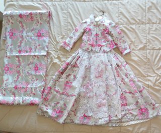 Traje Fallera 5 años + tela extra