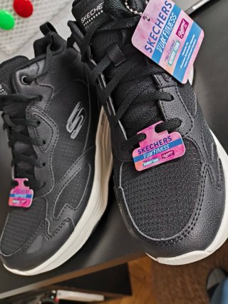 Zapatillas Skechers Negras D'Lux fitness