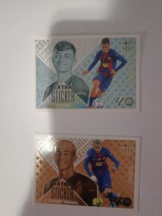 2 Cartas Extra Sticker LaLiga
