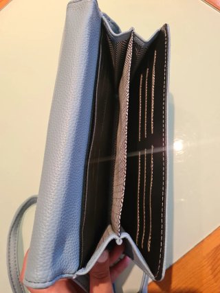 Bolso cartera azul