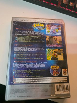 Crash l'ira di Cortex PS2 Platinum