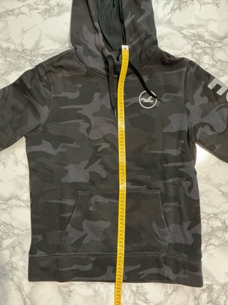 Sudadera Hollister Camuflaje Negro Talla S