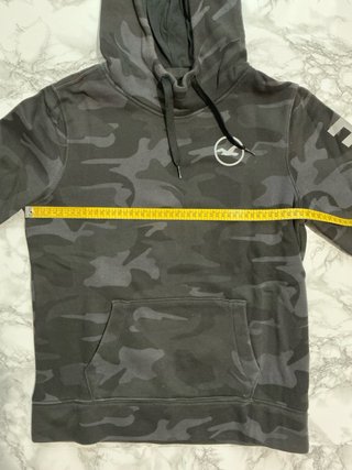 Sudadera Hollister Camuflaje Negro Talla S