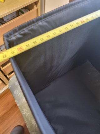 due Scatole IKEA portaoggetti per scaffali