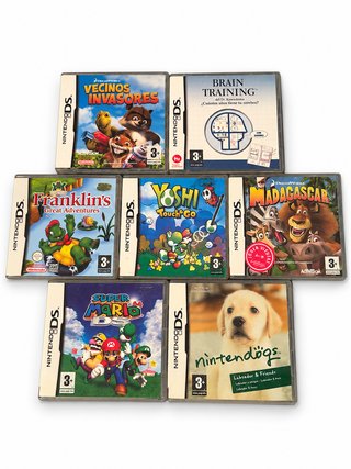 Juegos Nintendo DS: 15 € cada uno, pack 90 €