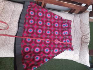 Falda Desigual Estampada
