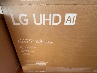 Televisión LG UHD 43 pulgadas