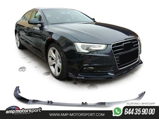 SPOILER DELANTERO PARA AUDI A5 8T 2011-2016 NEGRO BRILLO