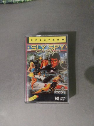 Sly Spy Spectrum Data East Cassette