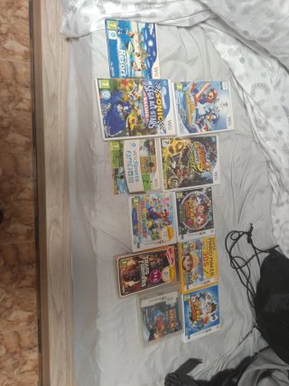 Lote de 10 Videojuegos para Wii y 3DS