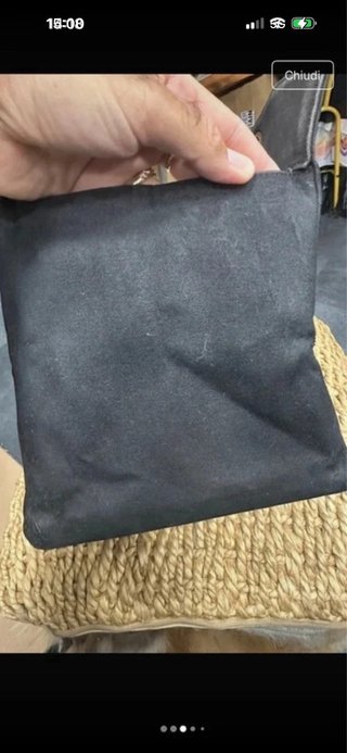 Borsa Chanel Vintage Pelle Nera Anni 80/90