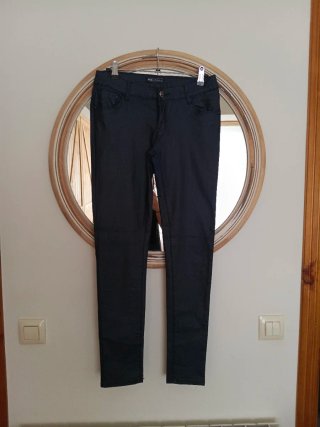 Pantalón Slim Elástico azul marino