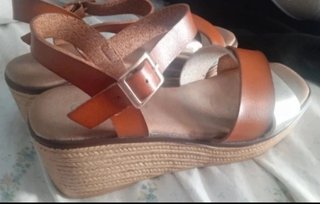Sandalias de cuña para mujer cuña a estrenar