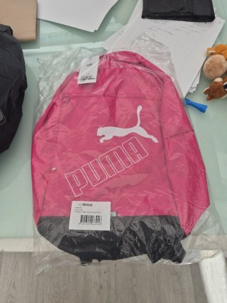 Mochila Puma Rosa Unica + Funda Antilluvia