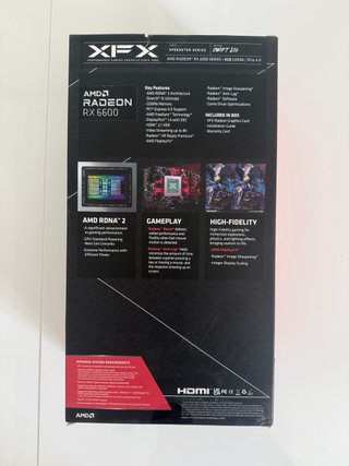 XFX RX 6600 Tarjeta gráfica Gaming