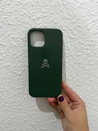 Funda iPhone 12 Verde Calavera