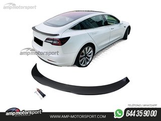 ALERÓN NEGRO BRILLO PARA TESLA MODEL 3 17-
