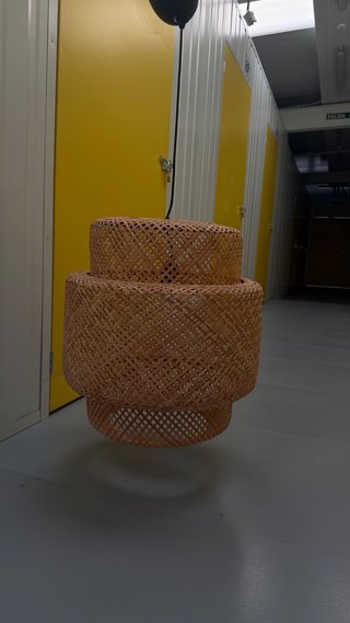 Lámpara colgante de ratán Ikea