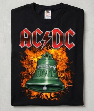 Camiseta AC/DC Hells Bells Negra Talla XL